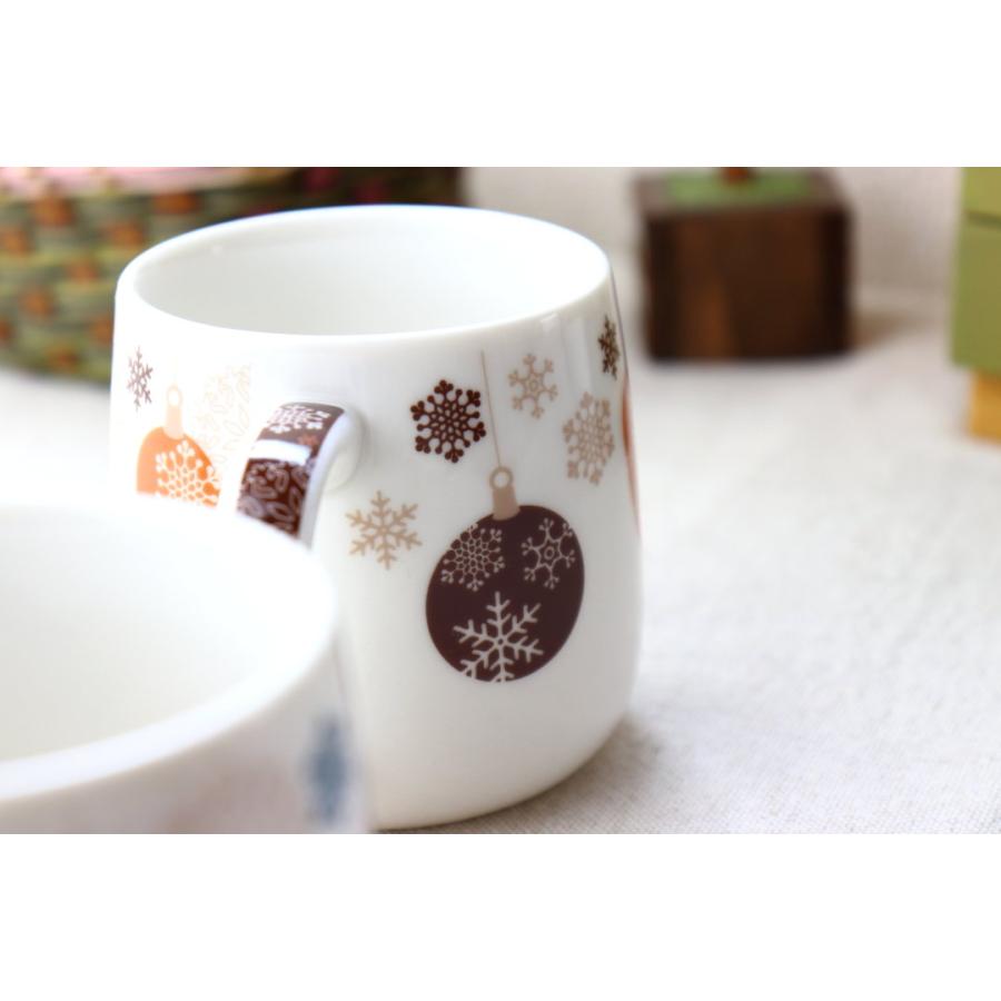 ルミエール マグカップ 330ml 日本製 美濃焼 白 ホワイト 赤 レッド