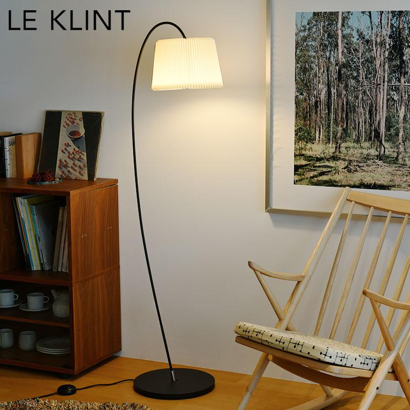 レクリント フロアランプ プラスチックシェード スノードロップ