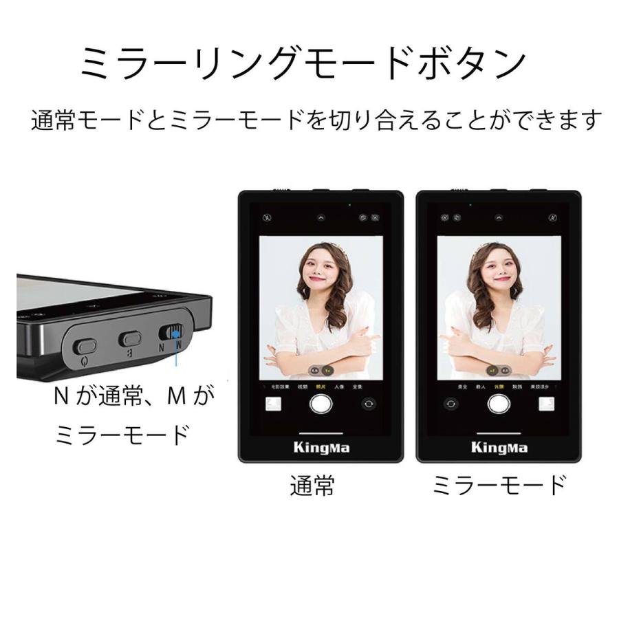 自撮りモニター】iPhone 背面カメラ 確認用ディスプレイ Bluetooth