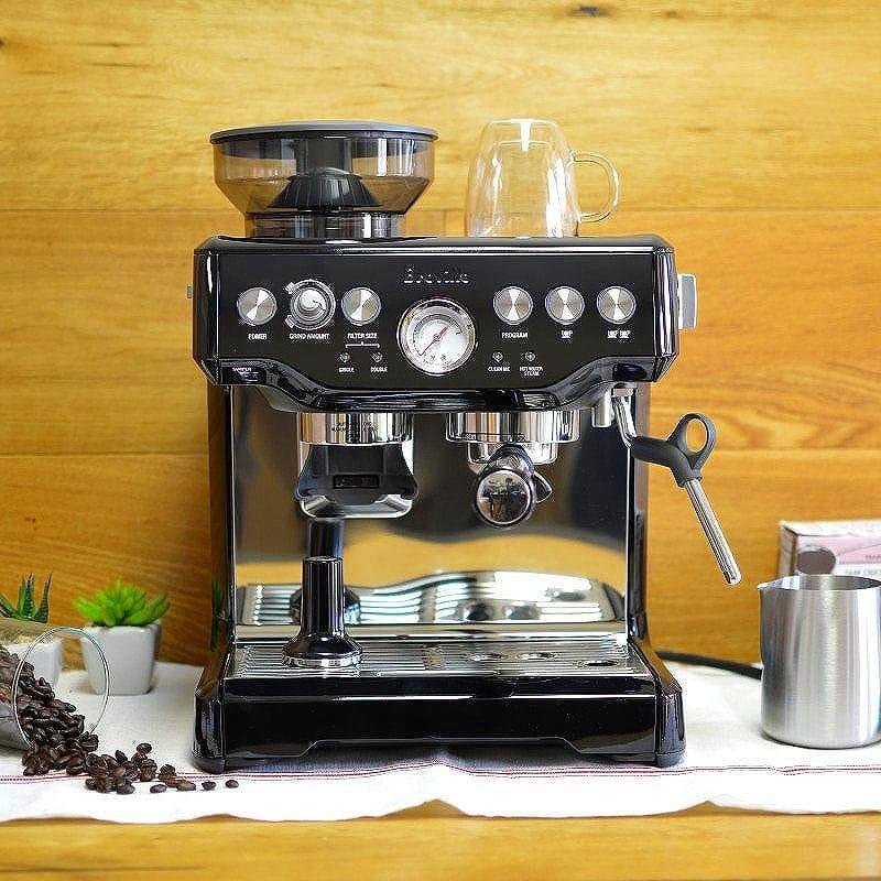 家庭用 エスプレッソマシン ブレビル社 豆挽き付 シングルボイラー