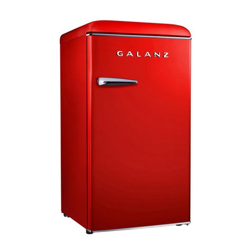 冷蔵庫 冷凍庫付 1ドア 93L レトロ Galanz 3.3 cu. ft. Retro Mini