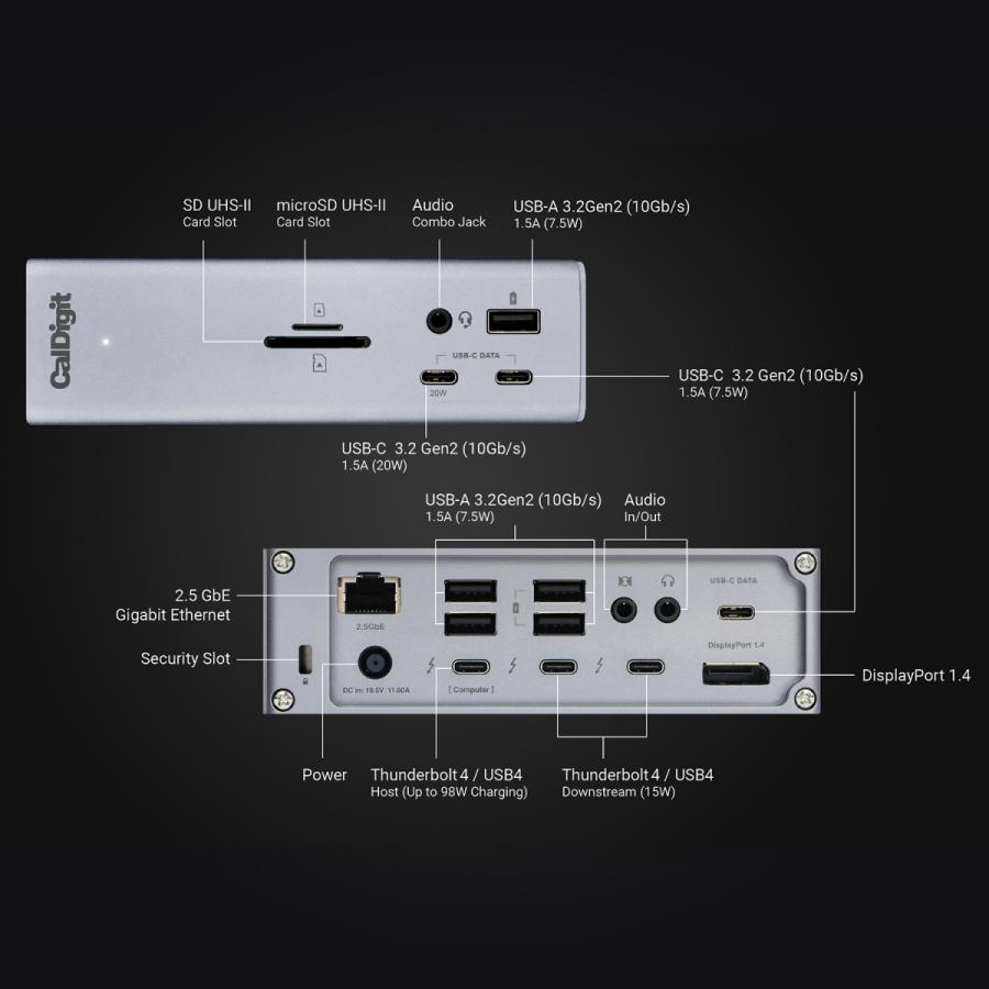 CalDigit CalDigit TS4/ Thunderbolt Station 4 - Thunderbolt 4