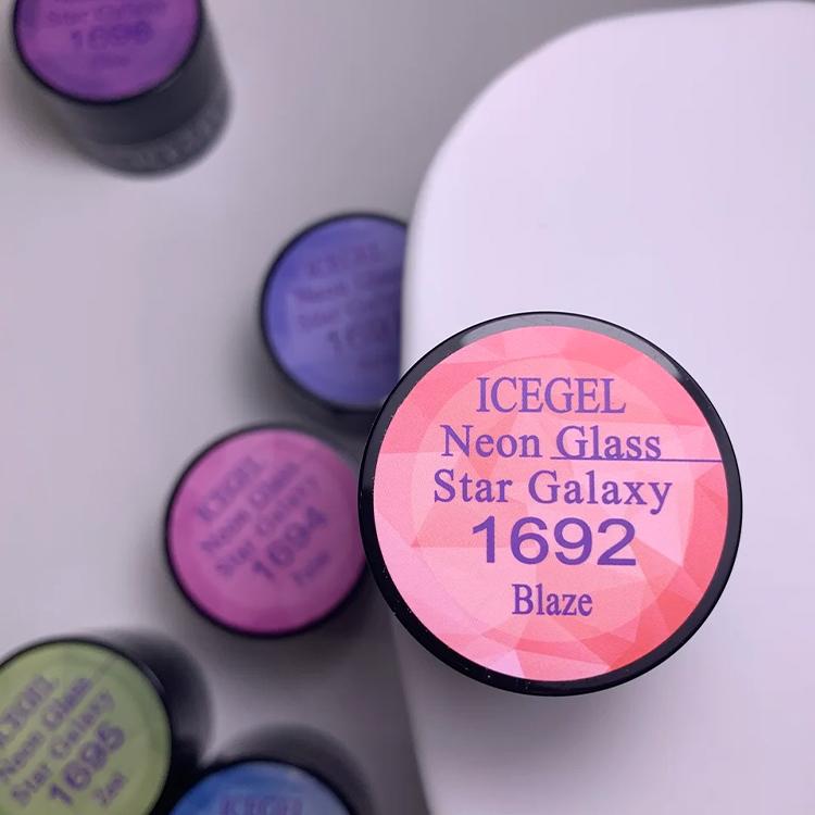 ICE GEL アイスジェル ネオンガラス スターギャラクシー A BLACK Star