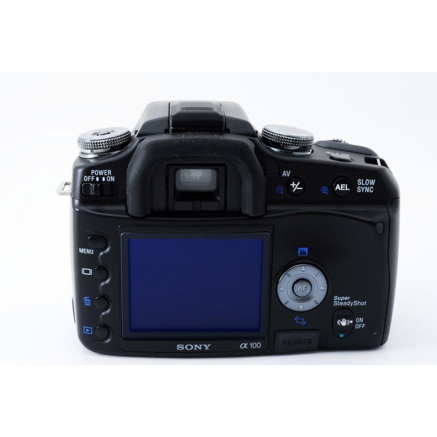 SONY（ソニー） α100 DSLR-A100 初心者に最適 標準望遠ダブルズーム
