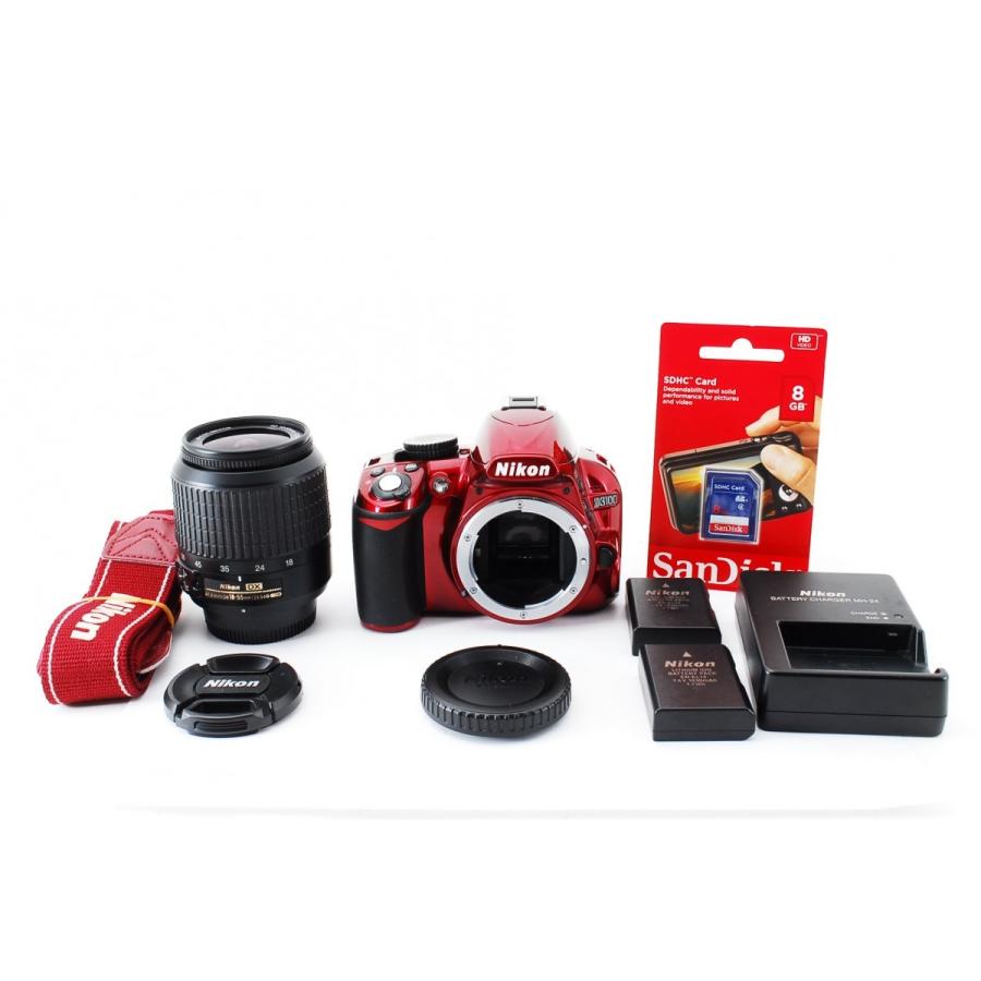 ニコン（Nikon） Nikon D3100 レンズキット レッド 希少品 美品 一眼