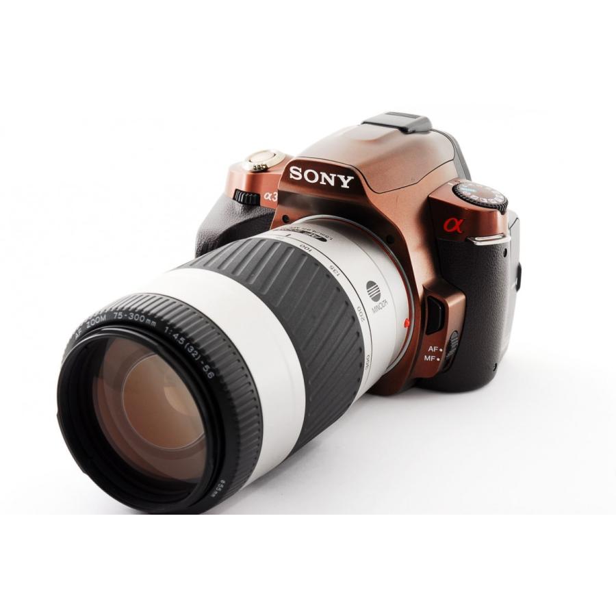 SONY（ソニー） α330 希少なブラウン 標準＆超望遠ダブルズームセット