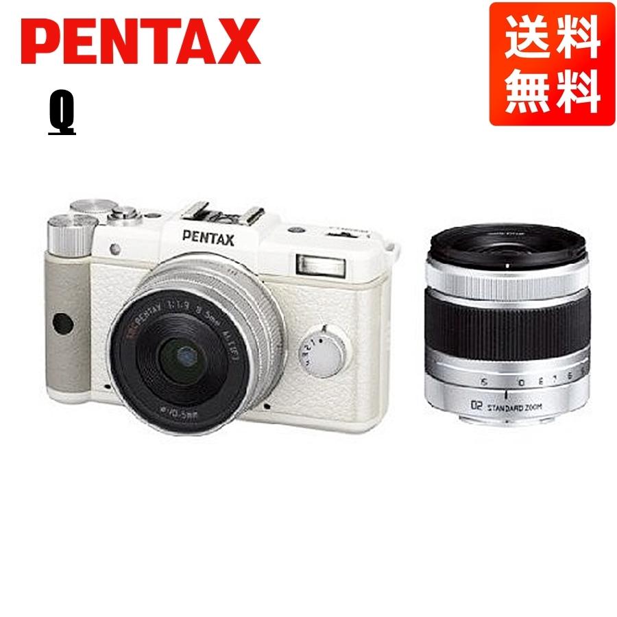 Qシリーズ ペンタックス PENTAX Q 01 02 ダブルレンズキット ホワイト