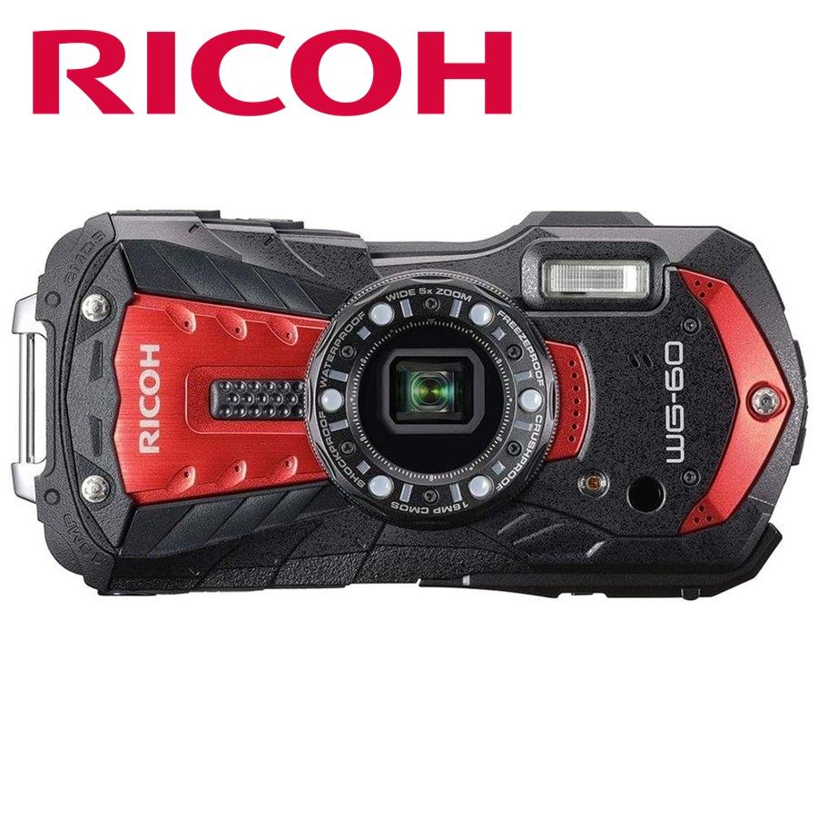 リコー（RICOH） RICOH WG-60 レッド 本格防水デジタルカメラ 耐衝撃