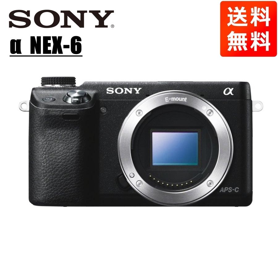 NEX ソニー SONY NEX-6 ボディ ブラック ミラーレス一眼 カメラ 中古