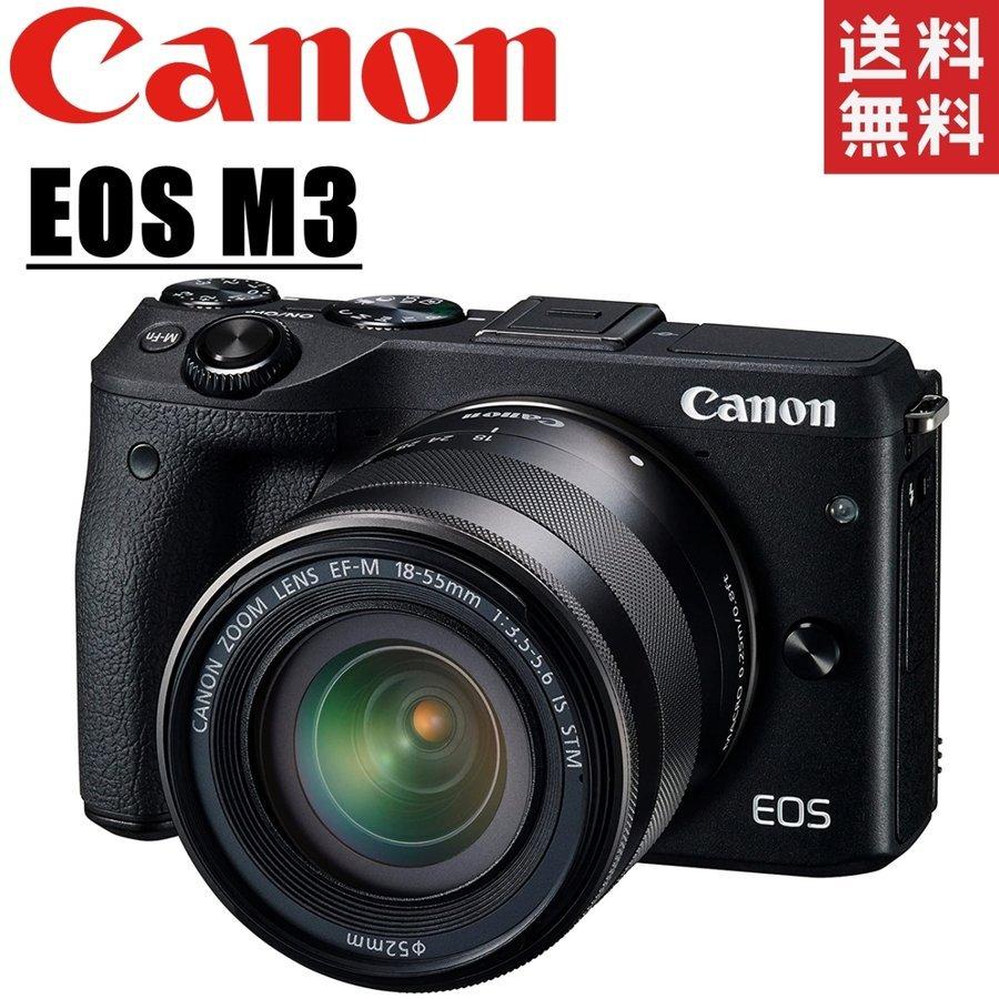 EOS キヤノン Canon M3 レンズキット ブラック ミラーレス 一眼レフ