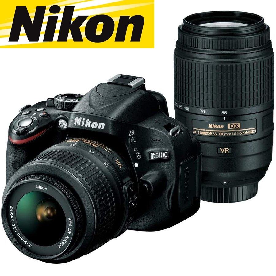 ニコンD ニコン Nikon D5100 18-55mm 55-300mm ダブルズームキット