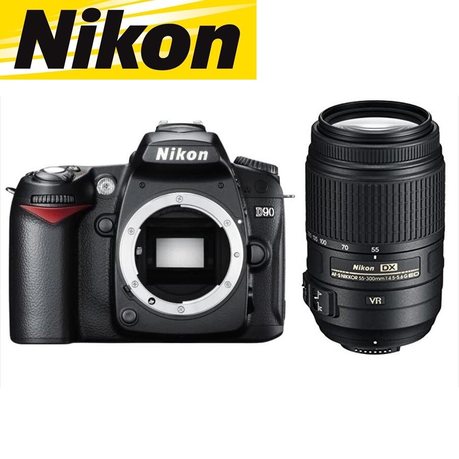 ニコンD ニコン Nikon D90 AF-S 55-300mm VR 望遠 レンズセット 手振れ