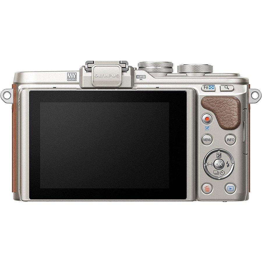 OLYMPUS PEN オリンパス E-PL8 ダブルレンズキット ブラウン ミラー