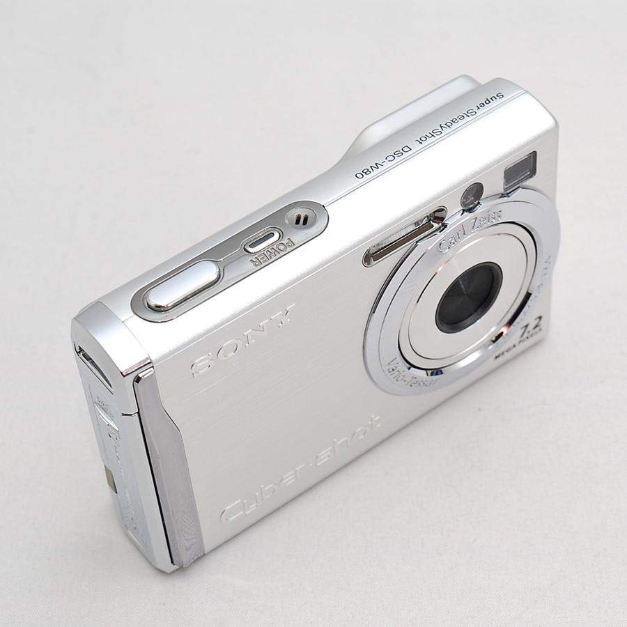 サイバーショット ソニー SONY DSC-W80 シルバー 光学3倍ズームレンズ