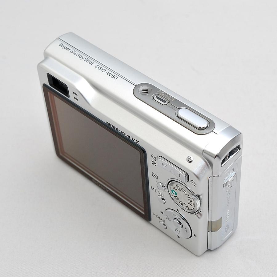 サイバーショット ソニー SONY DSC-W80 シルバー 光学3倍ズームレンズ