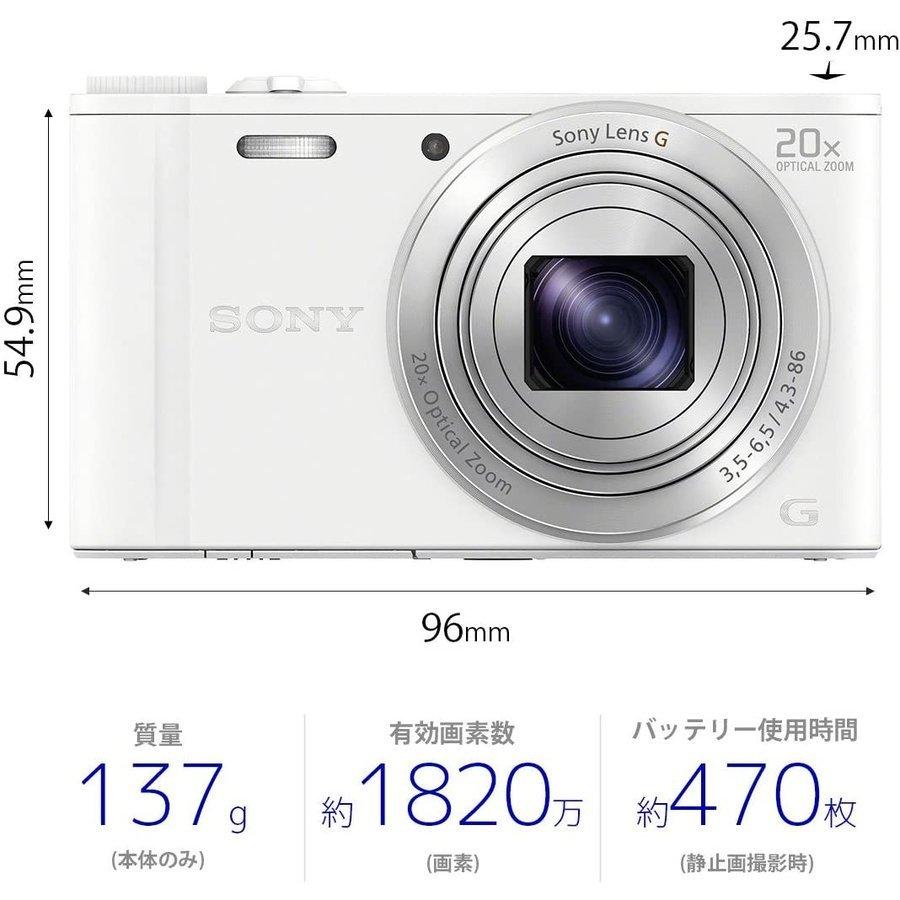 サイバーショット ソニー SONY Cyber-shot DSC-WX350 ホワイト