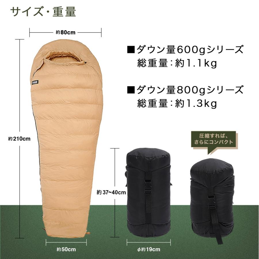 CAMP GREEB（キャンプグリーブ） シュラフ 寝袋 キャンプ 車中泊 防災