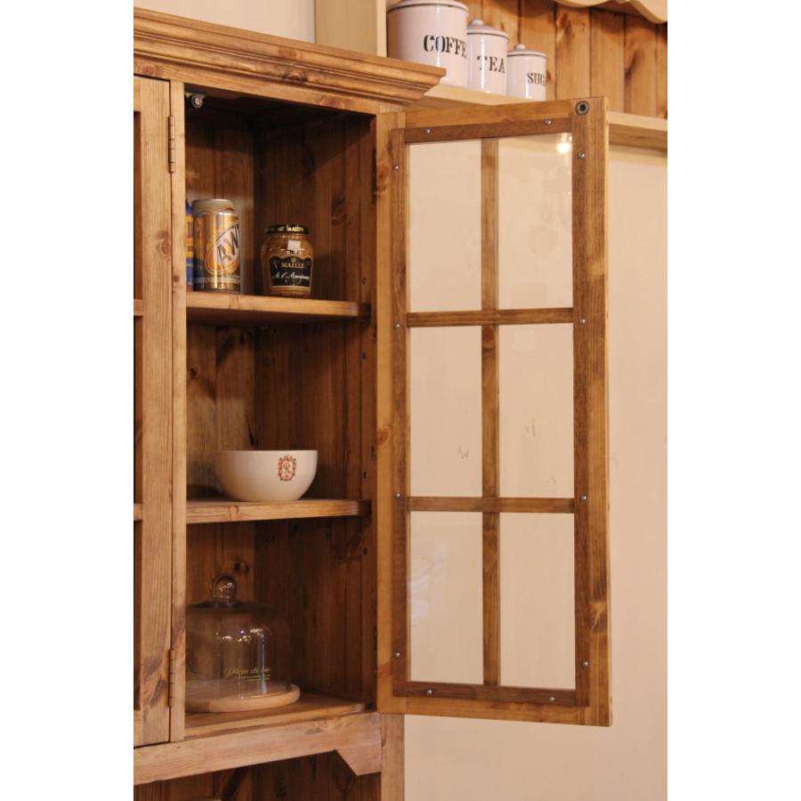 日本製】5ガラスドア・クラシックカップボード・W1700 クラシック