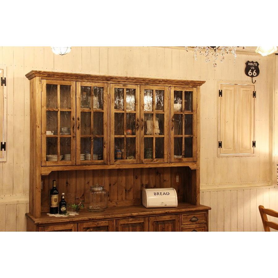 クラシック 5ガラスドア カップボード W1700 オーダー家具 サイズ変更