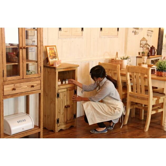 キャビネット オープン オーダーメイド カントリー家具 完成品 電話台