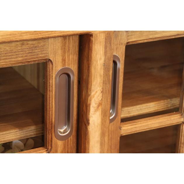 4スライドドア キャビネット オーダーメイド カントリー家具 完成品