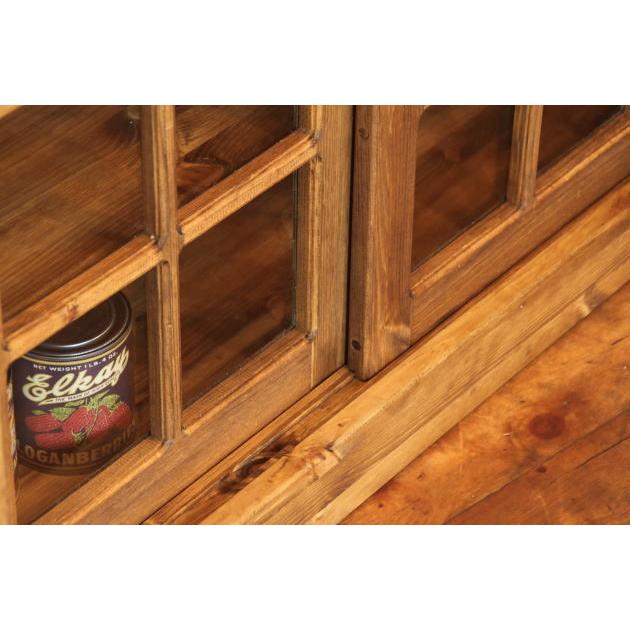 4スライドドア キャビネット オーダーメイド カントリー家具 完成品