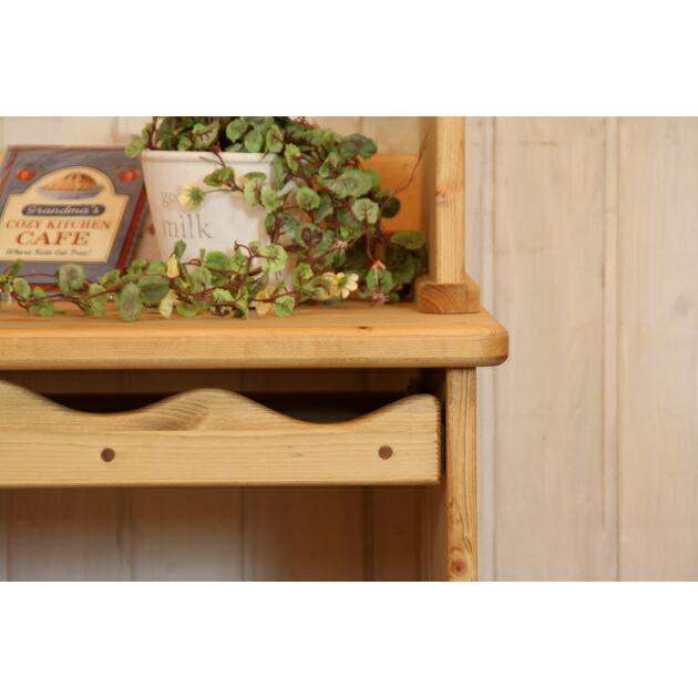 パソコンデスク カントリー家具 無垢 北欧 パイン材 北欧パイン