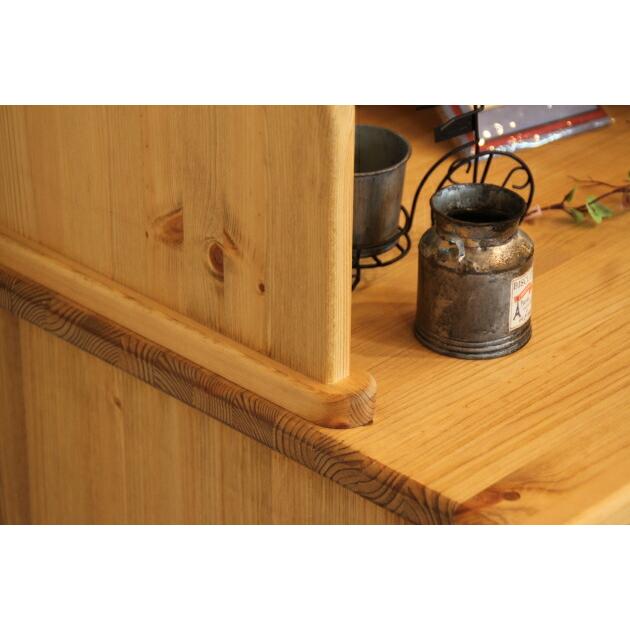 パソコンデスク カントリー家具 無垢 北欧 パイン材 北欧パイン