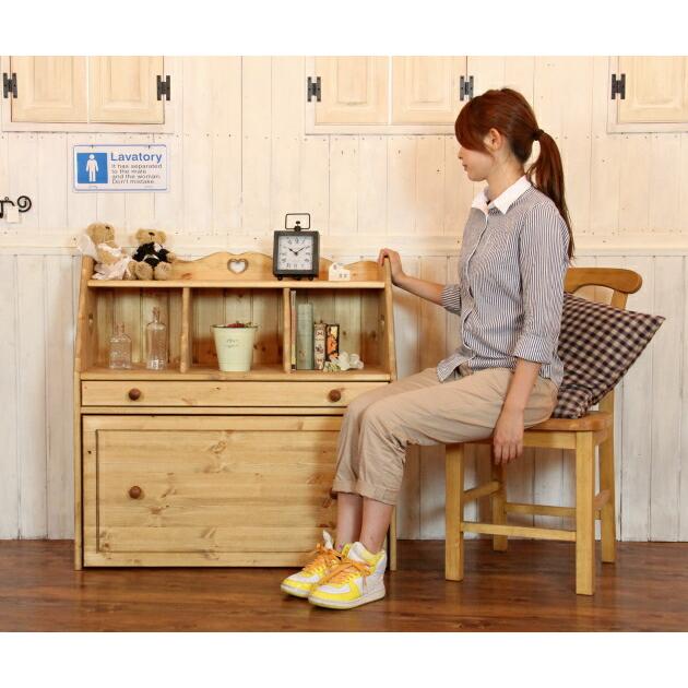 ハート ドロワー キャビネット オーダーメイド カントリー家具 選べる