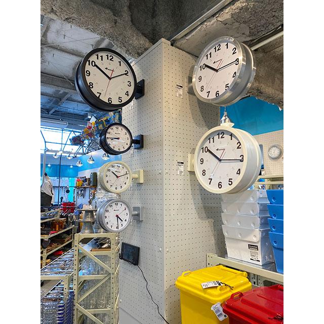 DULTON（ダルトン） ダブルフェイスクロック Sサイズ （ブラック