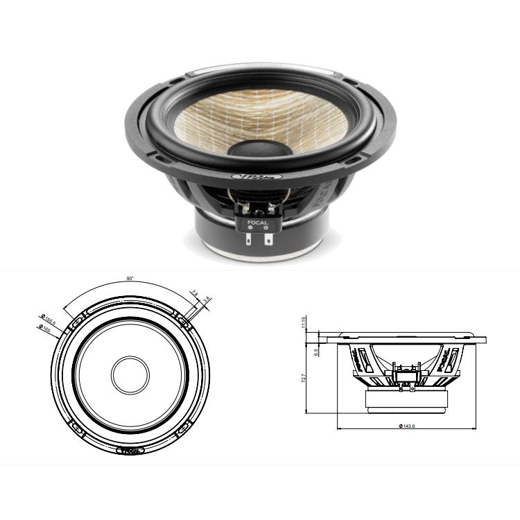 正規品 FOCAL フォーカル PS 165 FE 16.5cmコンポーネント 2WAY