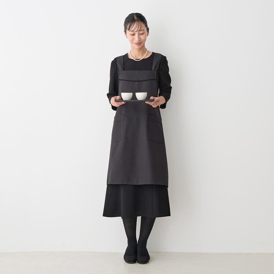 CARETTE（カレット） エプロン ブラック フォーマル 婦人用 葬儀 弔事