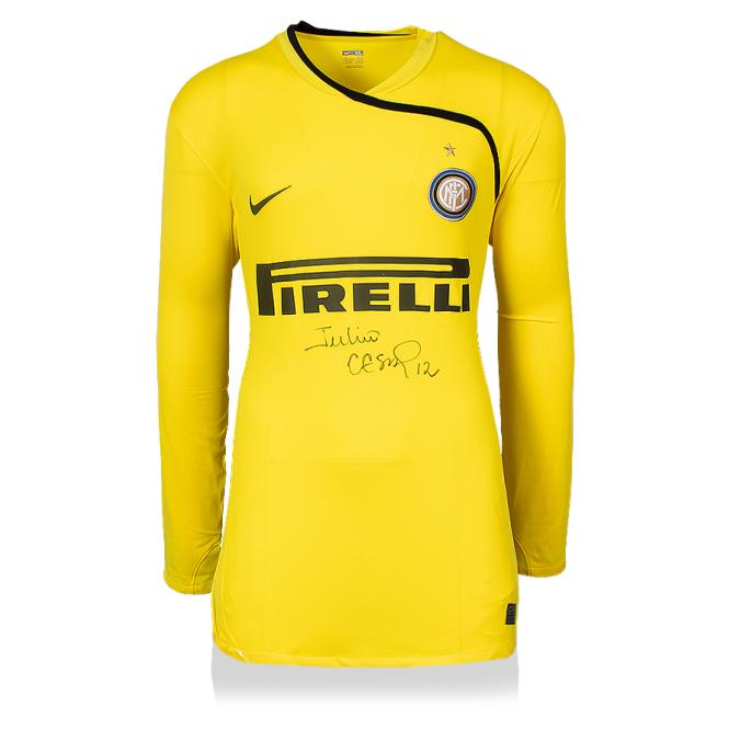 ジュリオ・セザル 直筆サインユニフォーム 2008-09 インテル・ミラノ