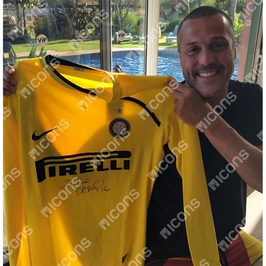 ジュリオ・セザル 直筆サインユニフォーム 2008-09 インテル・ミラノ