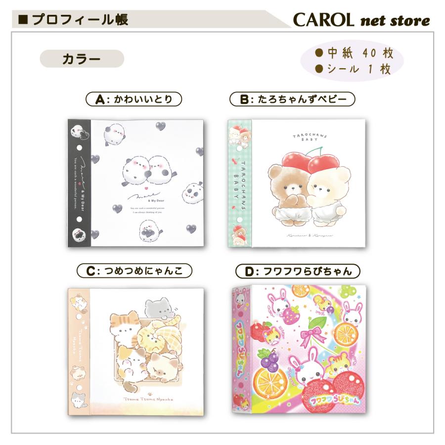 CRUX（クラックス） プロフィール帳 プロフ帳 おともだち かわいいとり