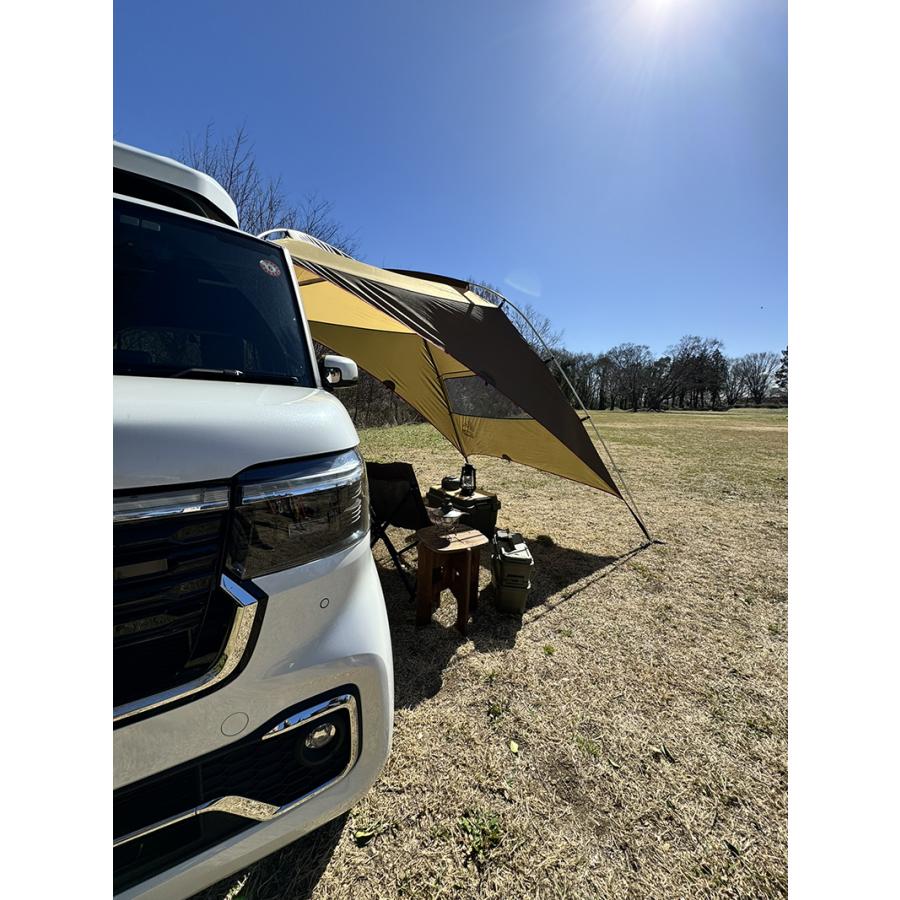 カーメイト（CARMATE） カーサイドタープ GR 数量限定 クロスライド