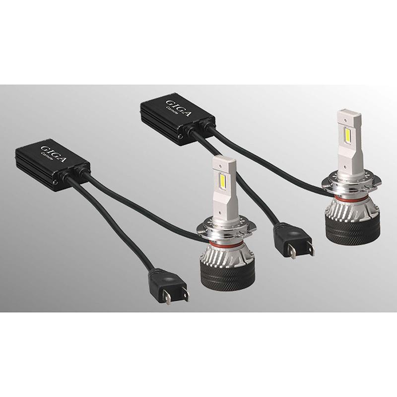 GIGA 車 LED ヘッド ライト H7 BW554 バルブ S7 6000K 7000lm 3年間
