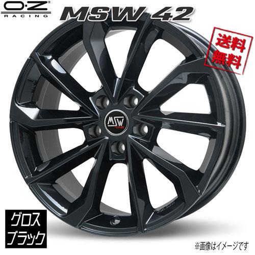 OZ Racing OZレーシング MSW42 グロスブラック 19インチ 5H114.3 8J+40