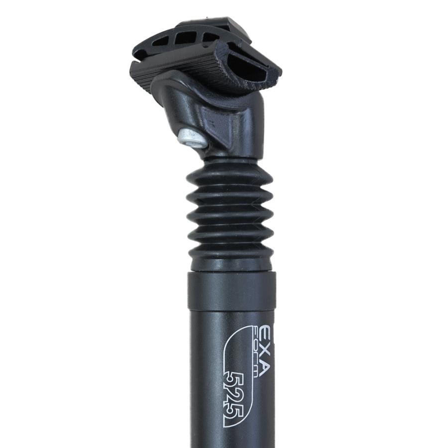 サスペンション シートポスト ブラック 580mm φ33.9 セットバック