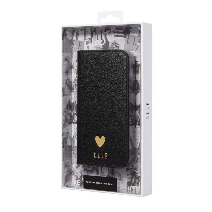 ELLE（エル） iPhone15 15Pro スマホケース ブランド 手帳型ケース