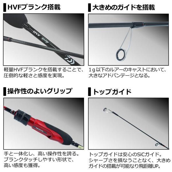 DAIWA（ダイワ） 月下美人 AJING 510UL-S (スピニング 2ピース) : 釣具