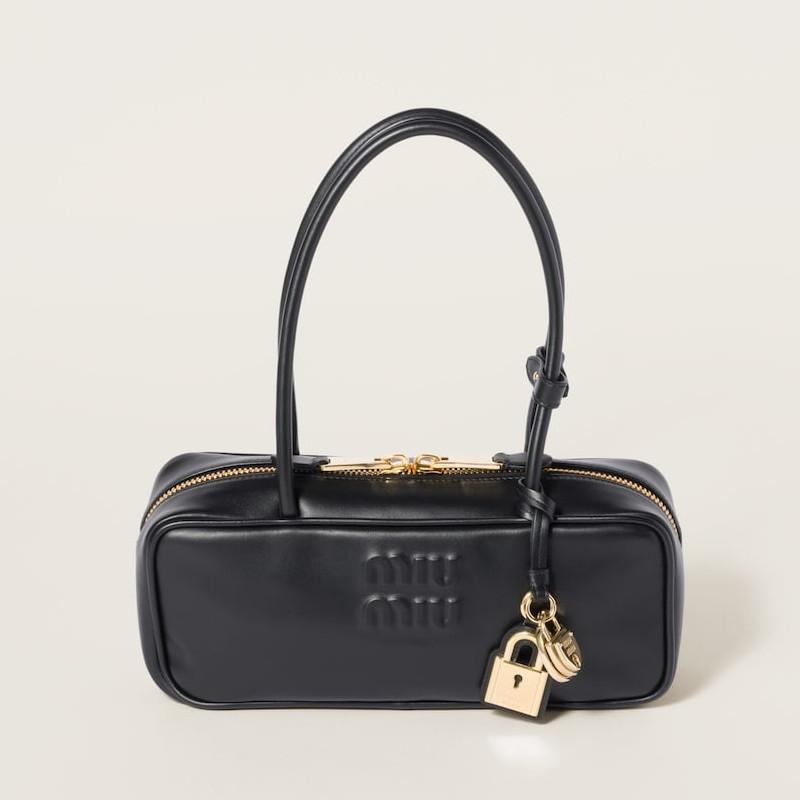 miu miu（ミュウミュウ） ボー レザー バッグ 5BB173_2CRW_F0002_V_OTM