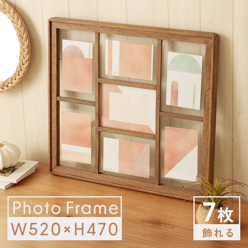 セルタン フォトフレーム 写真立て ポストカードサイズ 写真 絵画 多面