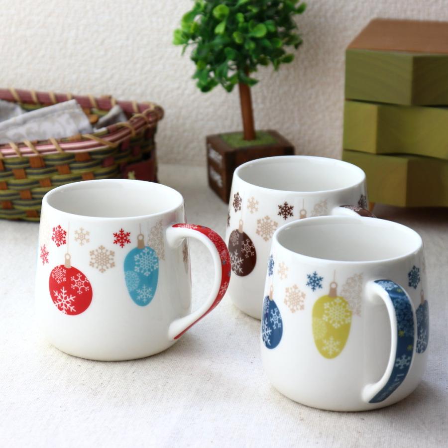 ルミエール マグカップ 330ml 日本製 美濃焼 白 ホワイト 赤 レッド