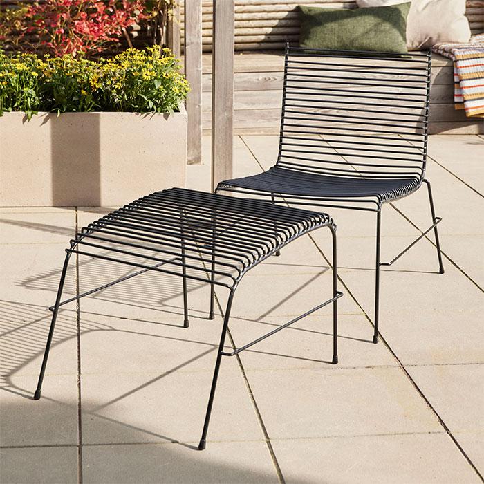 Hubsch(ヒュプシュ) ストリングラウンジチェア : upstairs outdoor