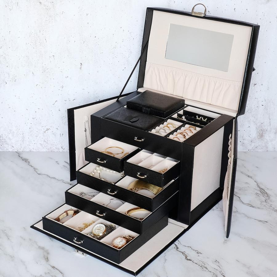 ジュエリーボックス 5段式 グランモニカ 大容量 ジュエリーケース