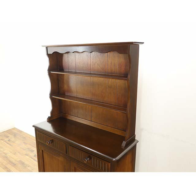 イギリス アンティーク 家具 カップボード 飾り棚 食器棚 キッチン