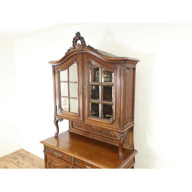 フランス アンティーク 家具 キャビネット 飾り棚 食器棚 ディスプレイ