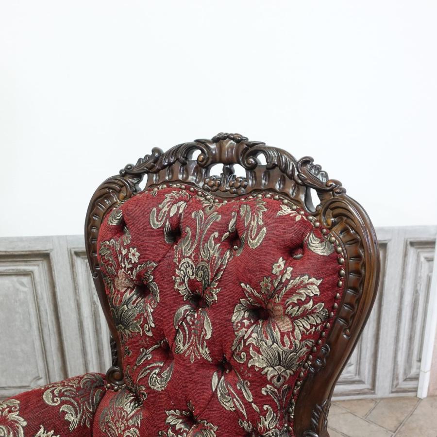 一人掛け ソファ 1人用 ソファー アンティーク アームチェア