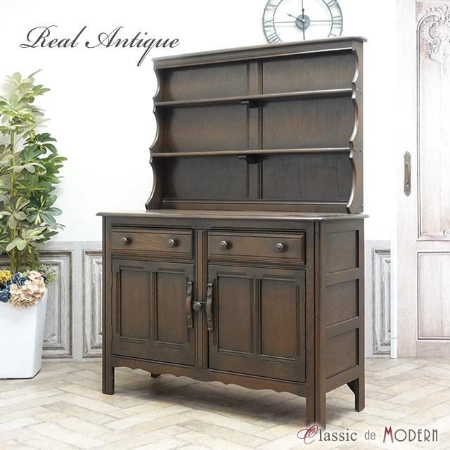 イギリス アンティーク 家具 カップボード 飾り棚 食器棚 キッチン
